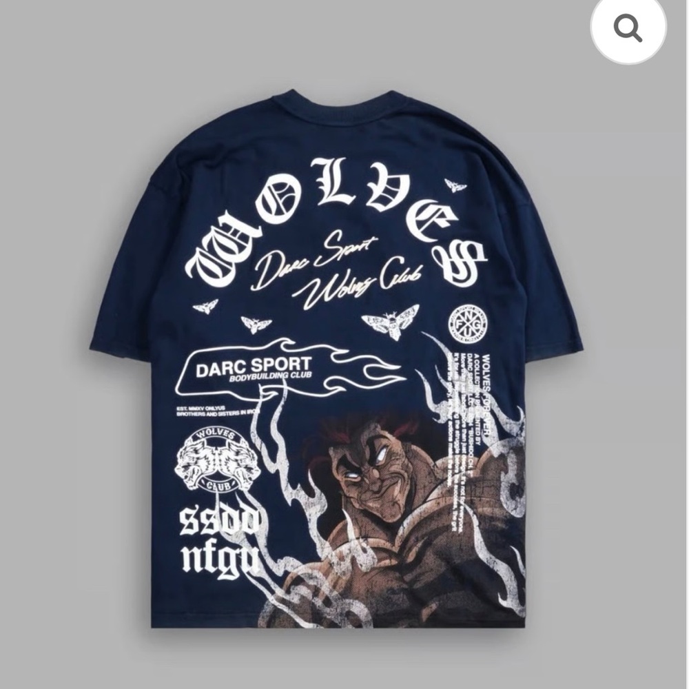 Darc Sport Men's Navy Baki OGRE T-Shirt XXL